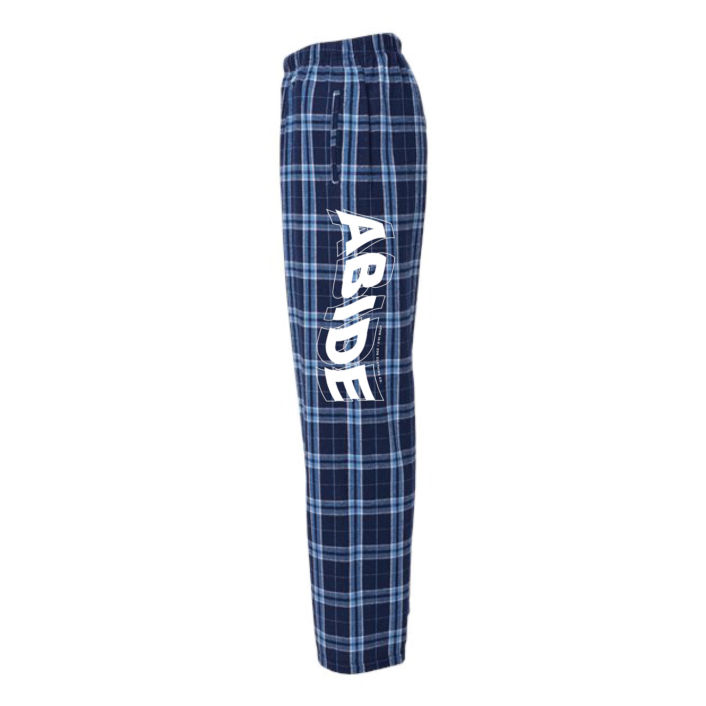 Abide BLUE PJs Bottoms  (Youth and Unisex)